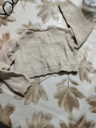 Giacchetto bimba beige con bottoni