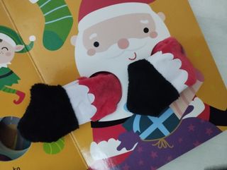 lote 2 libros niños pequeños osito tito papá noel