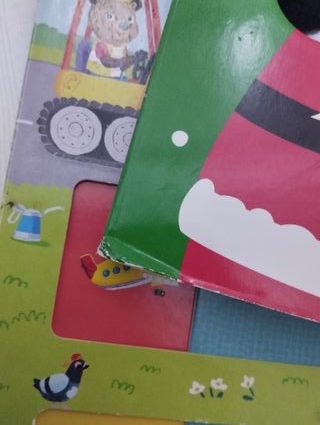 lote 2 libros niños pequeños osito tito papá noel