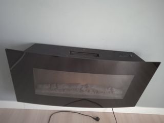 Chimenea eléctrica con calor   Medidas 100 17 50