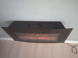 Chimenea eléctrica con calor   Medidas 100 17 50