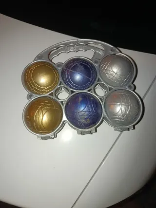 Juego de Petanca Metálico con 6 Bolas