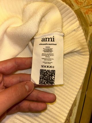 Jersey AMI Paris - Ami de Coeur - Blanco/Rojo