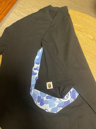 Camiseta BAPE A Bathing Ape Camuflaje Azul