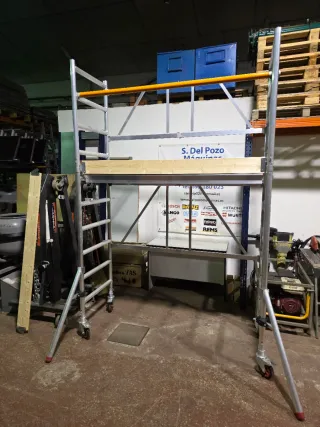 Andamio de aluminio nuevo 3m