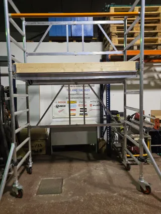 Andamio de aluminio nuevo 3m