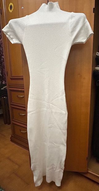 Abito in maglia bianco