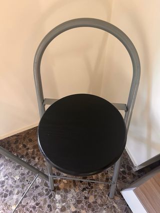 Pack 2 Taburetes Altos Metal