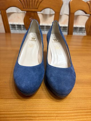 Zapatos de tacón Fosco azul talla 40