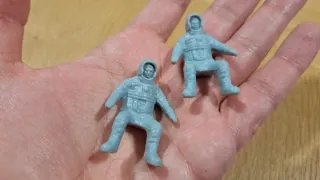 Figuras Astronautas Plástico 5cm