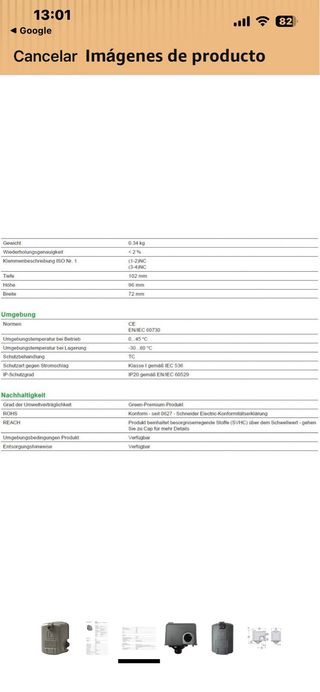 Presostato Square D 9013 FSG-2