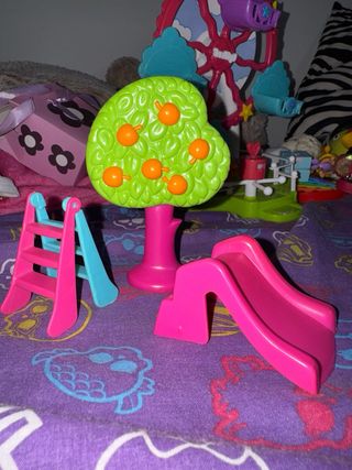 Noria Pinypon con tobogán y árbol