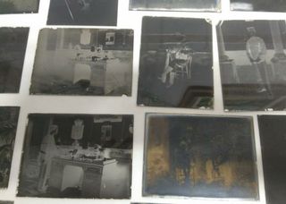 Caja J.JOUGLA & LUMIERE NEGATIVOS EN CRISTAL.