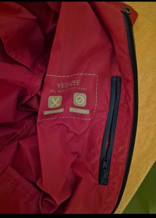 Giacca Yes Zee rossa ragazzo