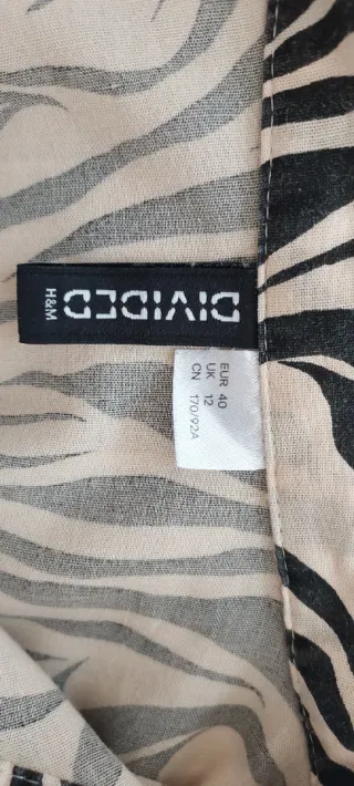 Blusa estampada cebra