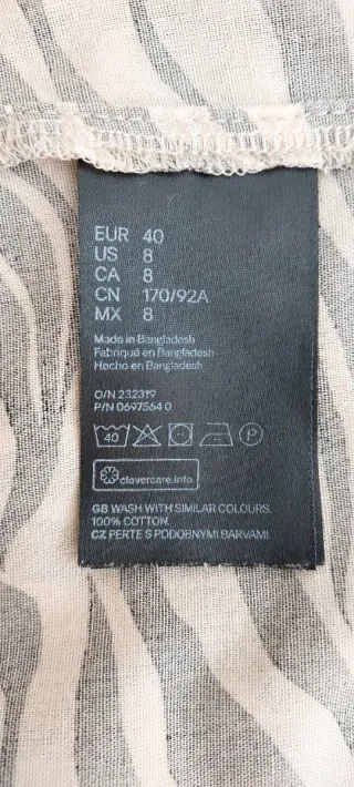 Blusa estampada cebra