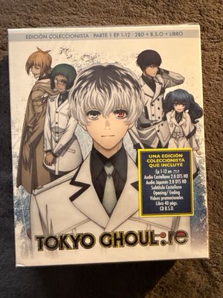 Tokyo Ghoul:re serie completa. Parte 1 y 2, bso