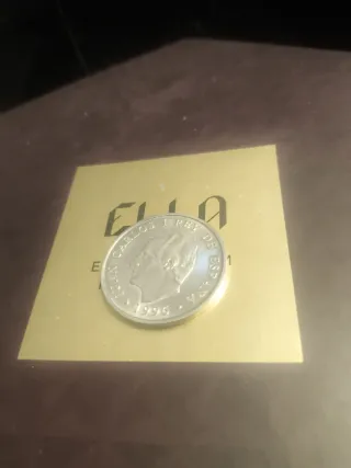 Moneda Plata 2000 Pesetas Juan Carlos I 1996