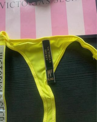 Victoria's Secret slip giallo taglia XL