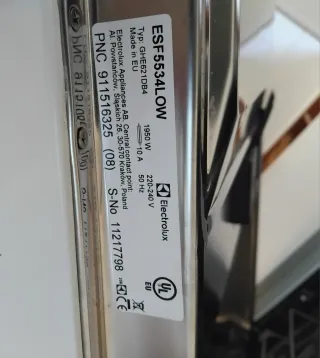 LAVAVAJILLAS ELECTROLUX ESF5534LOW