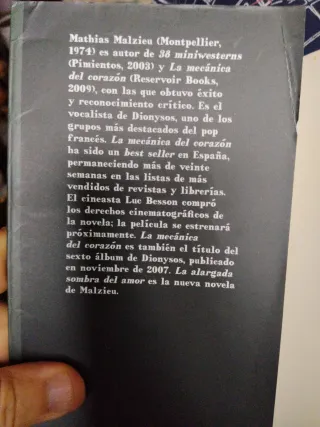 La alargada sombra del amor, MATHIAS MALZIEU