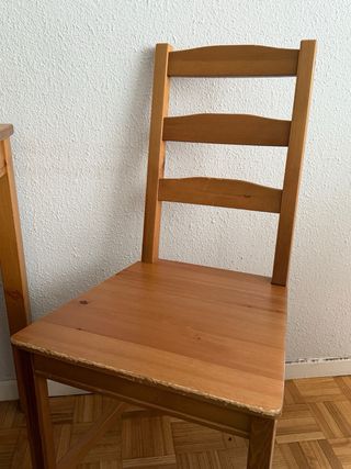 Mesa y 4 Sillas Madera JOKKMOKK IKEA