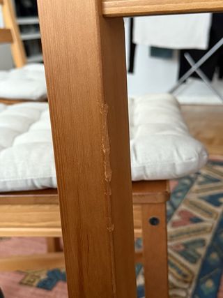 Mesa y 4 Sillas Madera JOKKMOKK IKEA