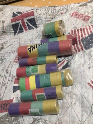 Stelle filanti colorate per carnevale