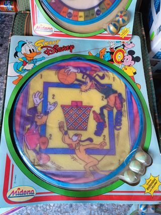 2 antiguos Juguetes diana Sport Disney años 80