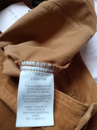 Pantalones Indi & Cold pierna ancha talla 42