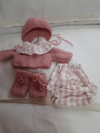 Conjunto Bebé Antonio Juan Rosa