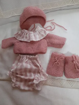 Conjunto Bebé Antonio Juan Rosa