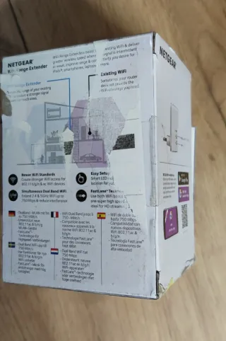 Repetidor WiFi Netgear AC750 EX3110 Extensor