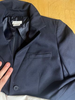 Traje Mango Negro Niño Talla 10