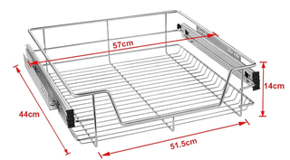 2 Cajones Extraíbles Mueble Cocina 60cm