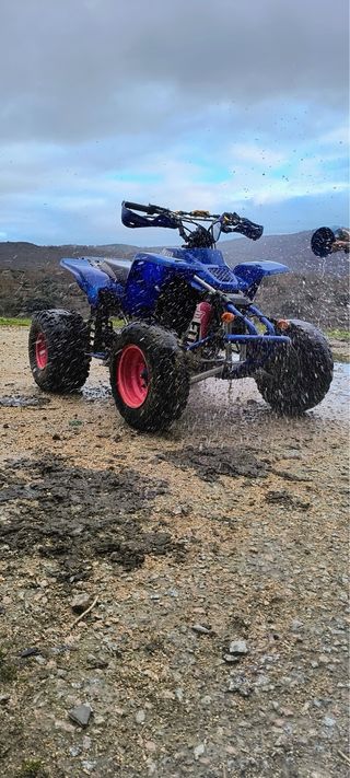 Quad Yamaha Blaster 200cc Azul/Rosa