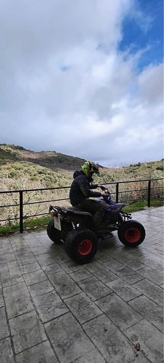 Quad Yamaha Blaster 200cc Azul/Rosa