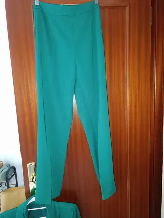 Traje chaqueta verde