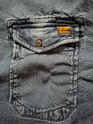 Camisa vaquera Superdry AZUL