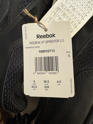 Reebok Zapatillas Negras niño
