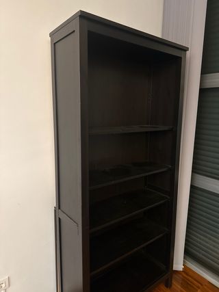 Librería wengue 5 estantes, 2 unidades