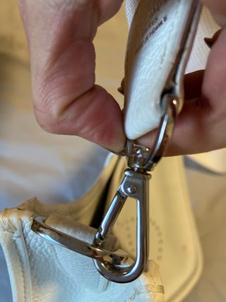 Borsa a tracolla Hermes Evelyne bianca