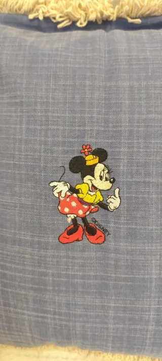 NUEVAS:2 Fundas Cojín Disney Mickey Minnie