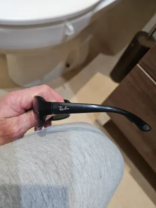 Gafas Ray-Ban Polarizadas Negras Lentes Verdes