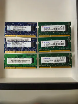 7x RAM DDR3L 2GB 1600MHz