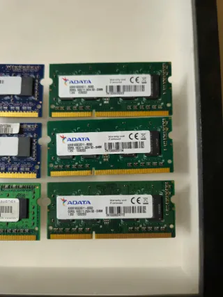 7x RAM DDR3L 2GB 1600MHz