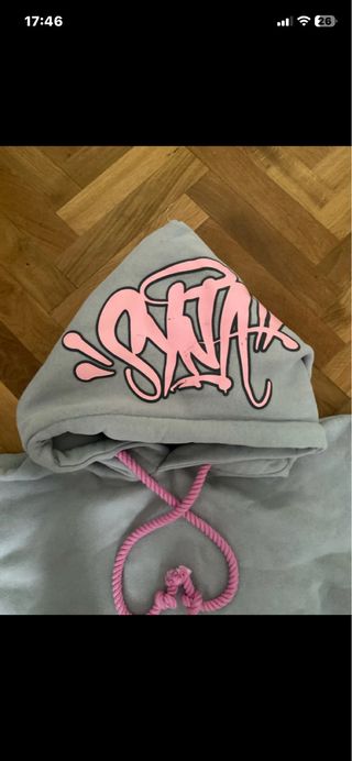 Chándal Syna World Gris y Rosa