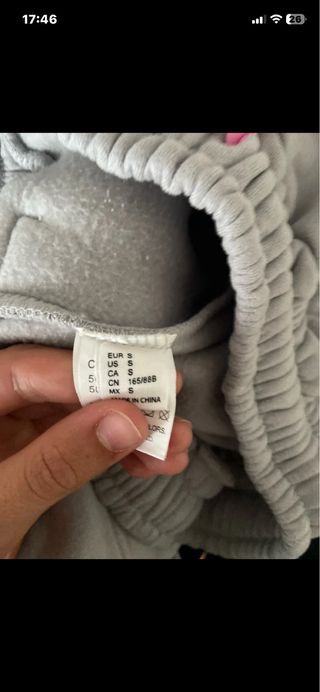 Chándal Syna World Gris y Rosa