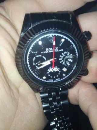 Reloj Rolex Oyster Perpetual Date Negro