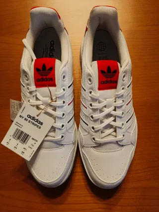 Adidas NY 90 Bianche Rosse e Nere
